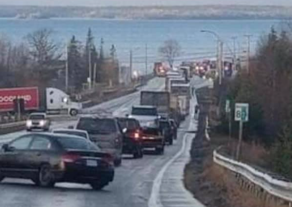 Second Accident in 2 Days Closes Highway 105 Near Baddeck